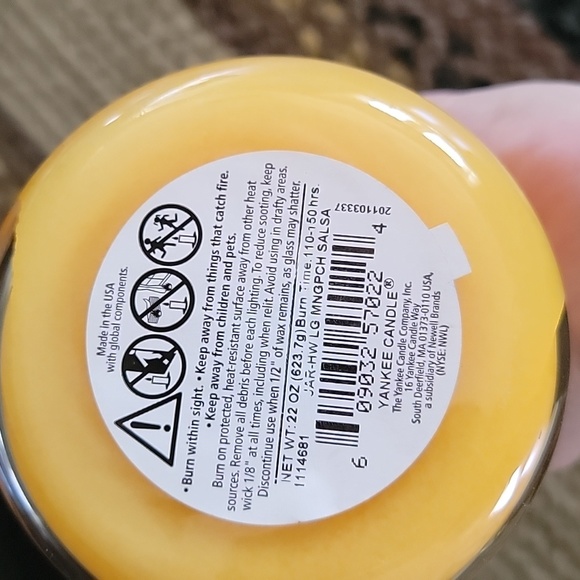 Yankee Candle Mango Peach Salsa 22oz - Picture 3 of 3